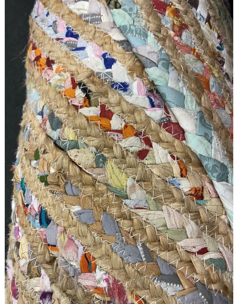 Francisco Handmade Flatweave Cotton Beige/Multicolor Area Rug