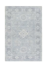 Oushak Hand Knotted Wool Blue Rug