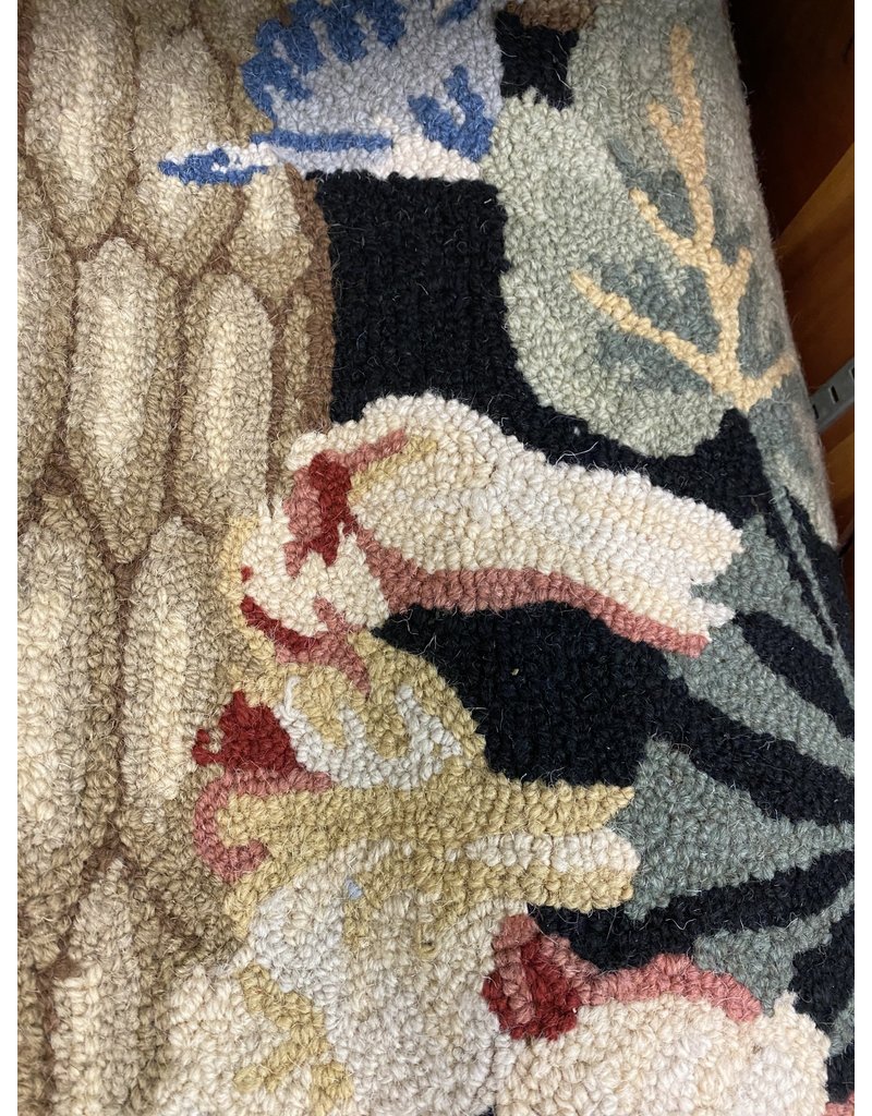 Hand-hooked Chelsea Yajaira Country Oriental Wool Rug