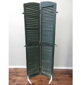 Pair of Green Shutters