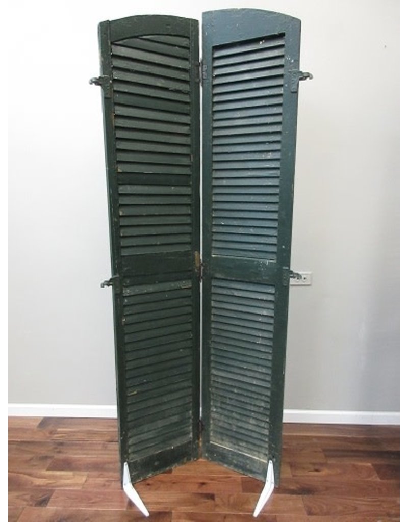 Pair of Green Shutters