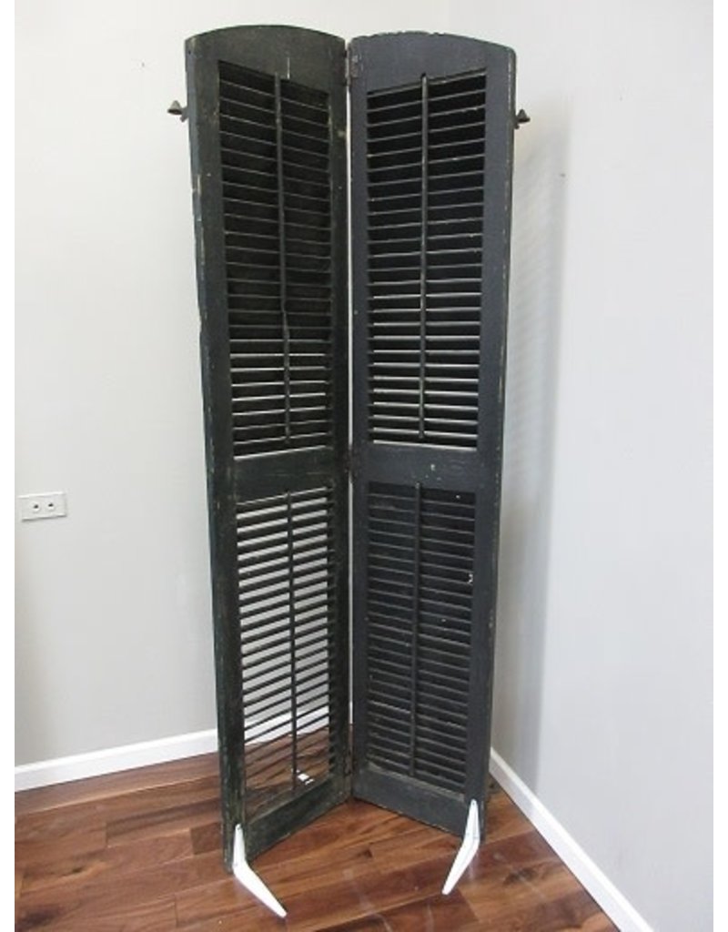 Pair of Green Shutters
