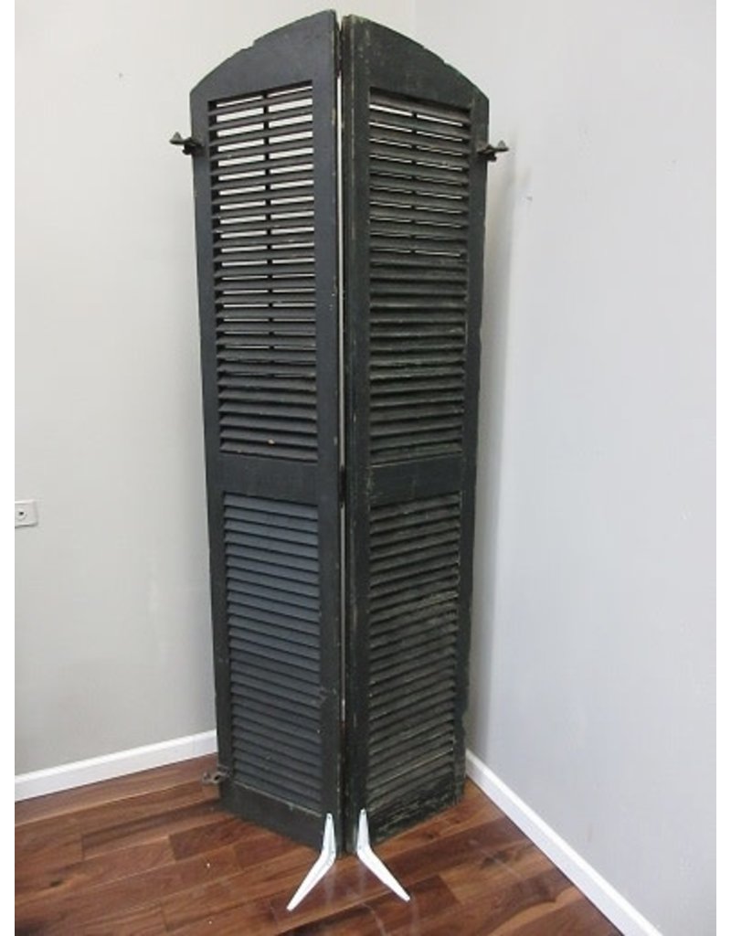 Pair of Green Shutters