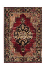 Fitzpatrick Power Loom Red/Golden/Black Rug