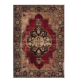 Fitzpatrick Power Loom Red/Golden/Black Rug