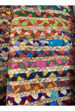Handmade Cape Cod Marget Boho Coastal Jute Rug