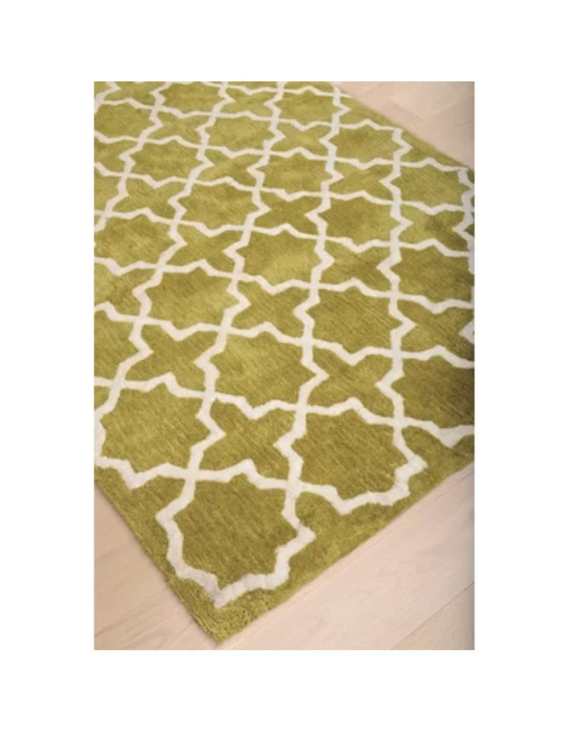 Cranmore Hollis Hand-Tufted Chartreuse Arera Rug
