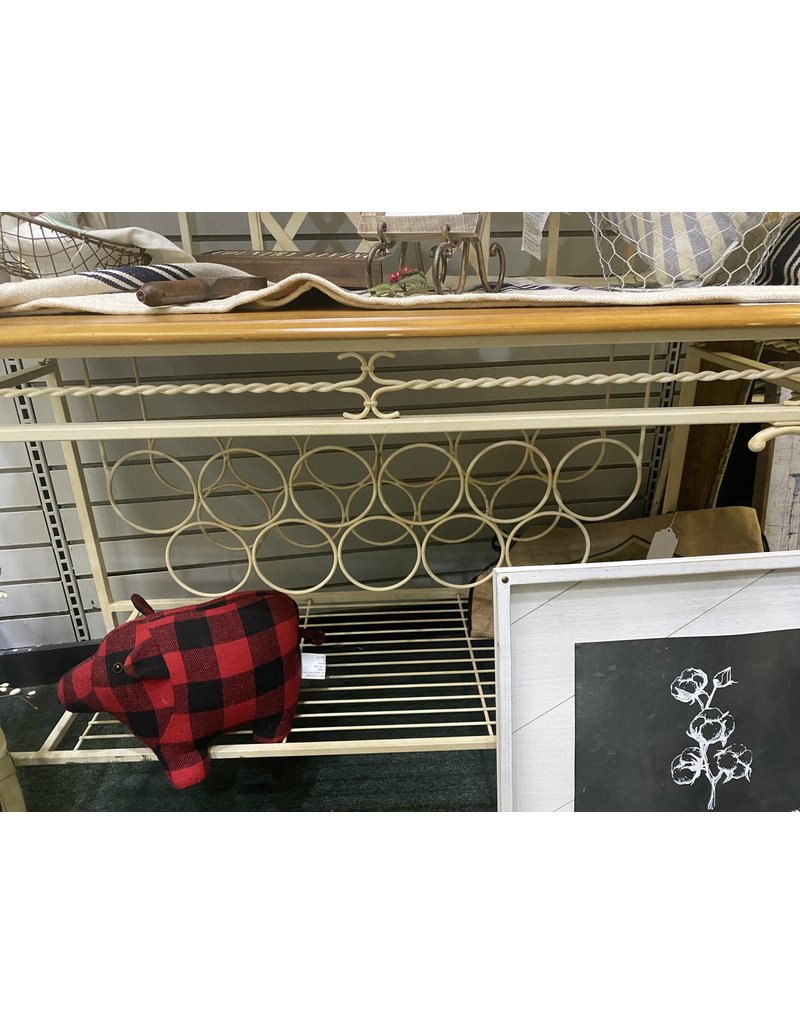 White Metal Baking or Wine Rack