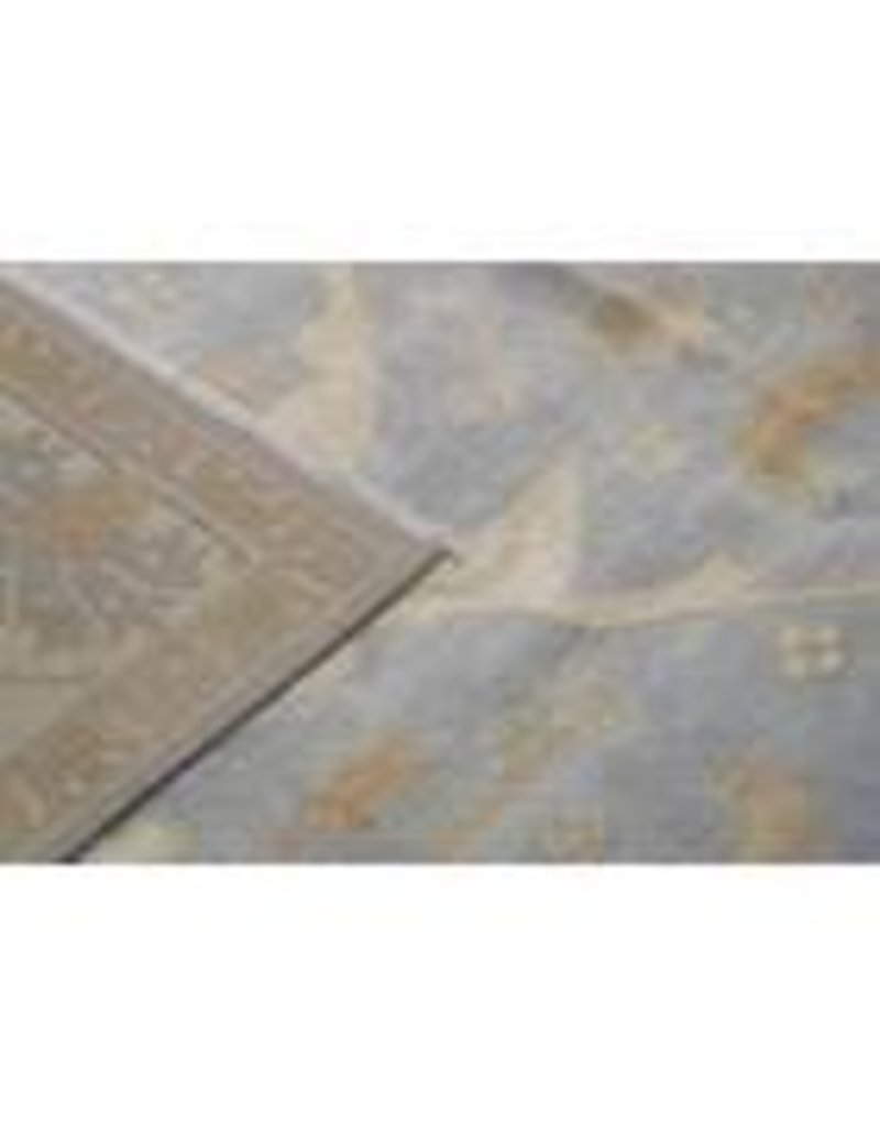 Oushak Hand Knotted Wool Blue Rug