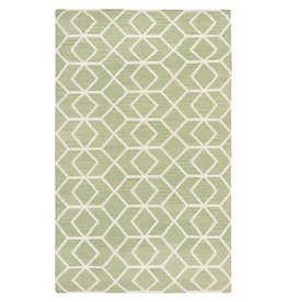Rodgers Handwoven Flatweave Wool Sage/Ivory Area Rug