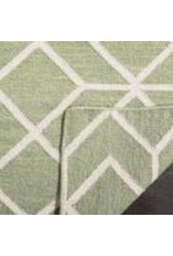 Rodgers Handwoven Flatweave Wool Sage/Ivory Area Rug