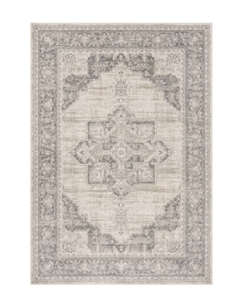 Halma Oriental Cream/Gray Area Rug