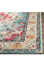 Lennert Light Blue/Fuchsia Area Rug