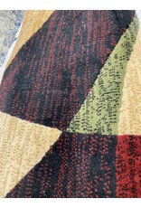 Chelsi Geometric Red/Beige Area Rug