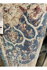 Bleecker Street Aidan Bohemian Vintage Floral Medallion Gray/Blue Area Rug