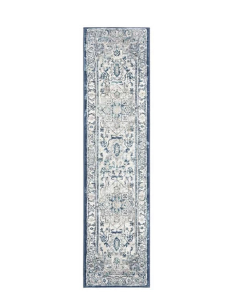 Lamartine Light Gray/Blue Area Rug