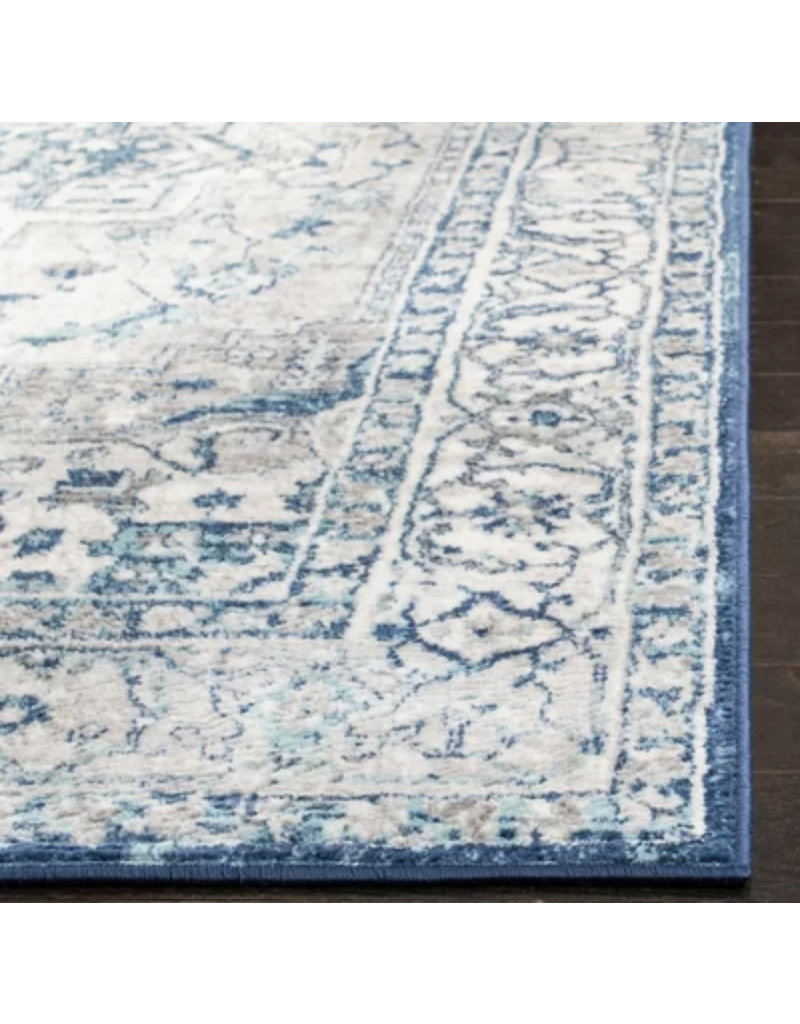Lamartine Light Gray/Blue Area Rug