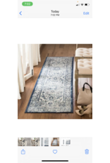 Lamartine Light Gray/Blue Area Rug