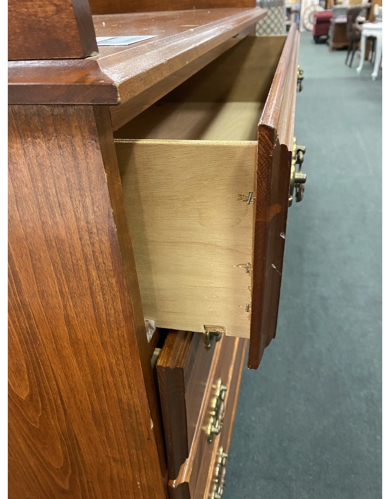 Wood 4 Drawer Dresser