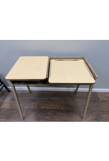 Tan Vintage Printer Table