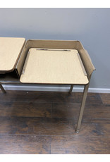 Tan Vintage Printer Table