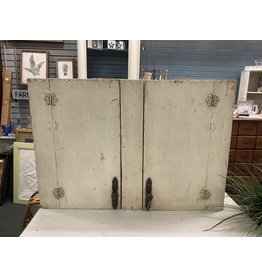 Farm Style White Chippy 2 Door Cabinet
