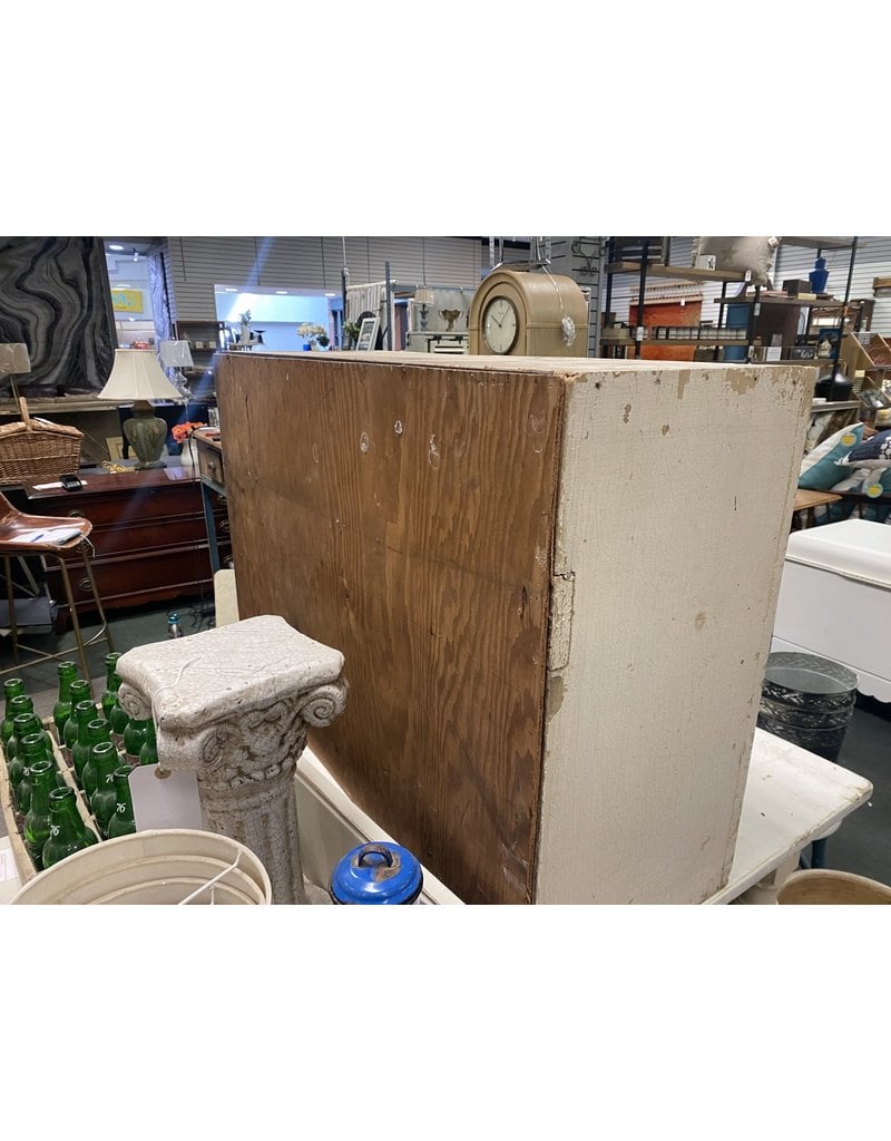 Farm Style White Chippy 2 Door Cabinet