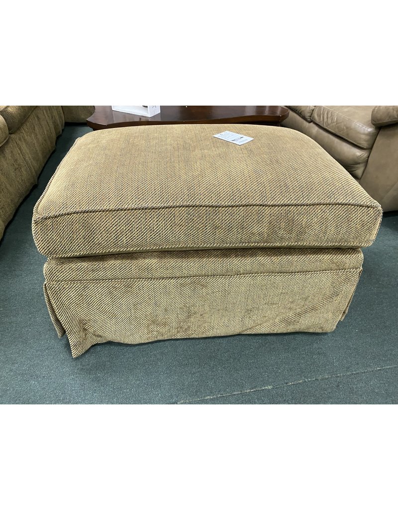 Brown Upholstered Ottoman