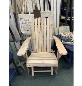 Pine Adirondack Chair w/ Lounger