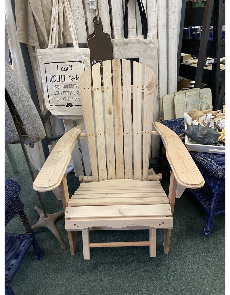 Pine Adirondack Chair w/ Lounger