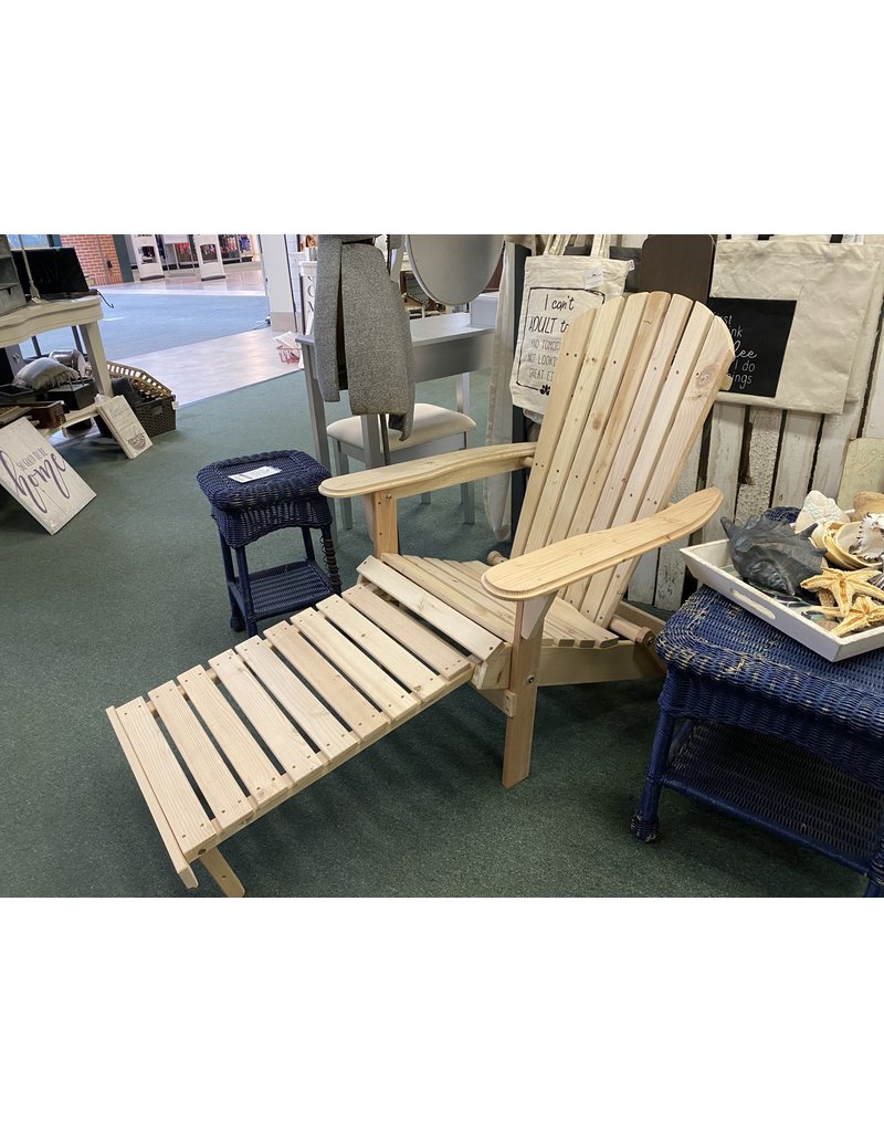 Pine Adirondack Chair w/ Lounger