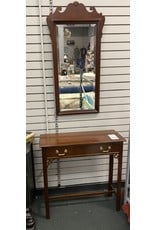 Traditional Mahogany Hall Table and Mirror