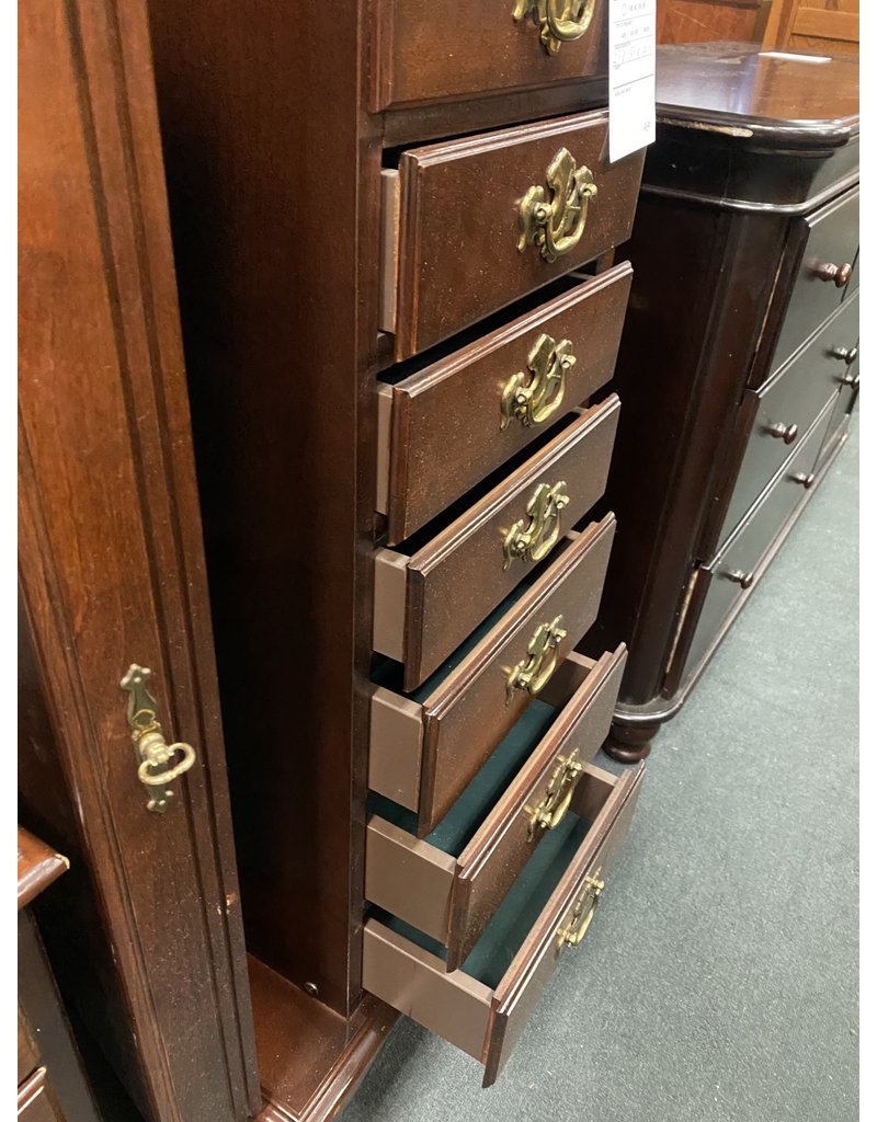Queen Anne Style Jewelry Chest with 6 Drawers