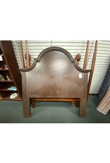 Dark Wood  Arched Full/Queen Size Headboard/ bed Frame