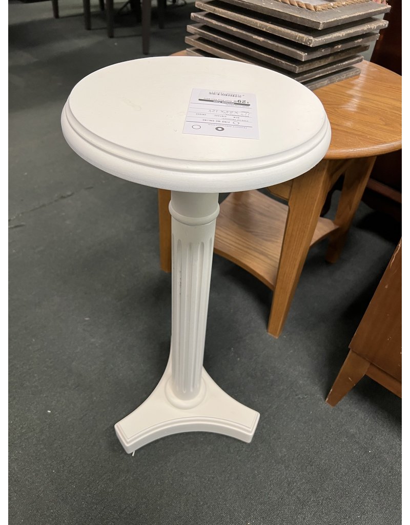 Small White Plant Stand