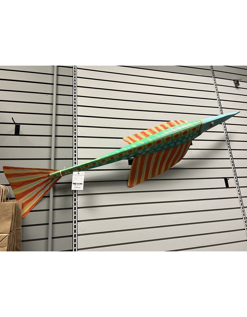 Hand Painted Decorative Fish. Artist Signed.