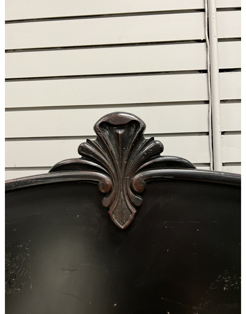 Black Painted King Size Ornate Bed