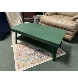 Emerald Green Mid Century Coffee Table