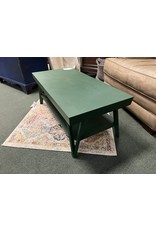 Emerald Green Mid Century Coffee Table