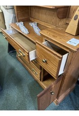 Oak Dresser w/ Hutch Top