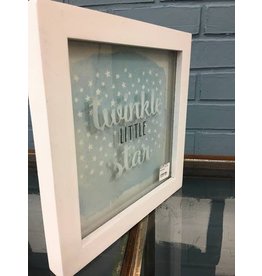 Twinkle Little Star Wall Decor Framed