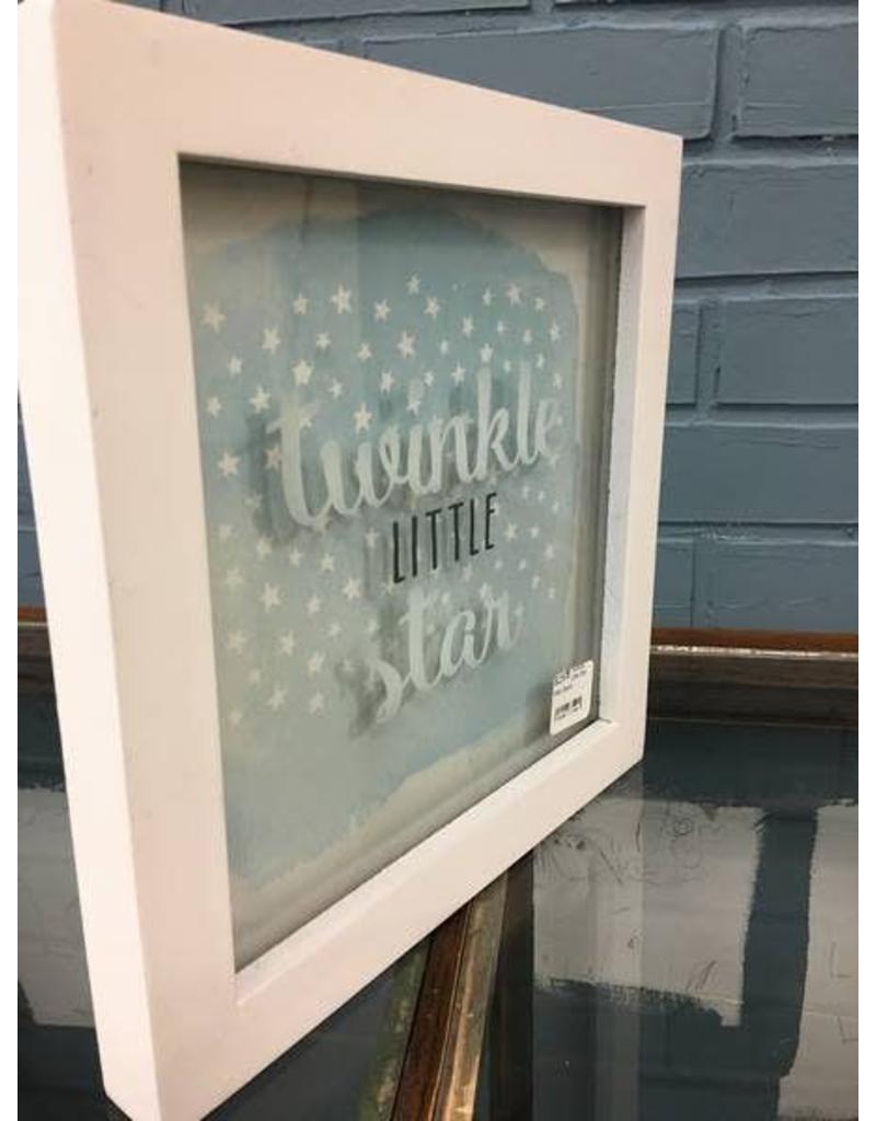 Twinkle Little Star Wall Decor Framed