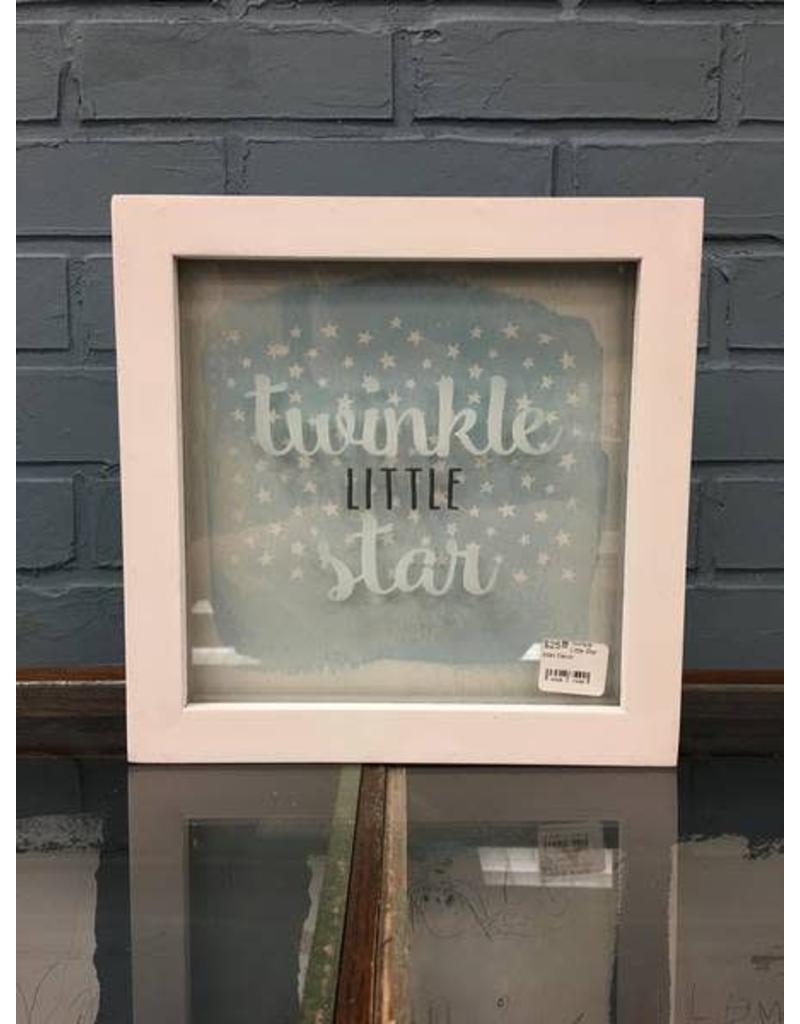 Twinkle Little Star Wall Decor Framed