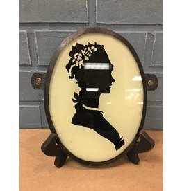 Silhouette w/Glass front & Leather Backing