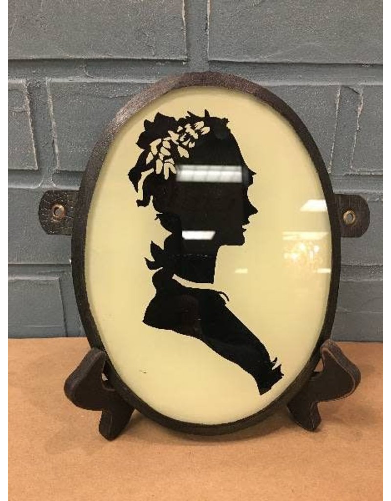 Silhouette w/Glass front & Leather Backing