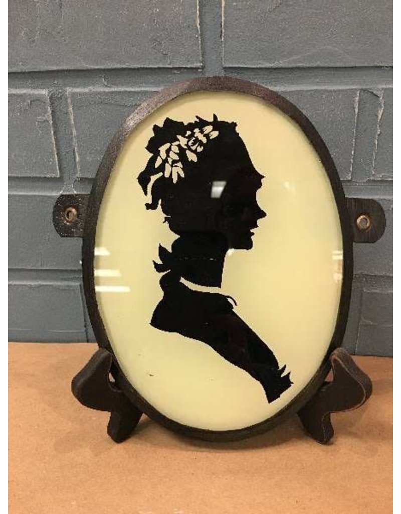 Silhouette w/Glass front & Leather Backing