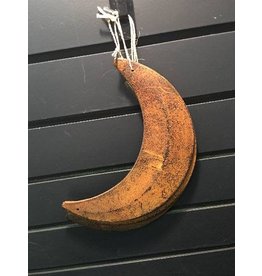 CWI Gifts Rust & Black Moon 8"