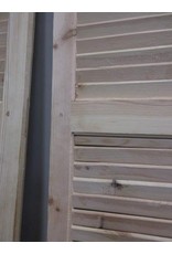 Pair of Tall Arch Top Unfinished Shutters