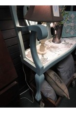 repurposed Shelf Made from a Bench