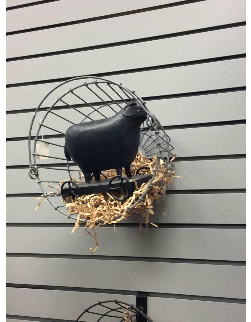 Galvanized Egg Basket, 11"